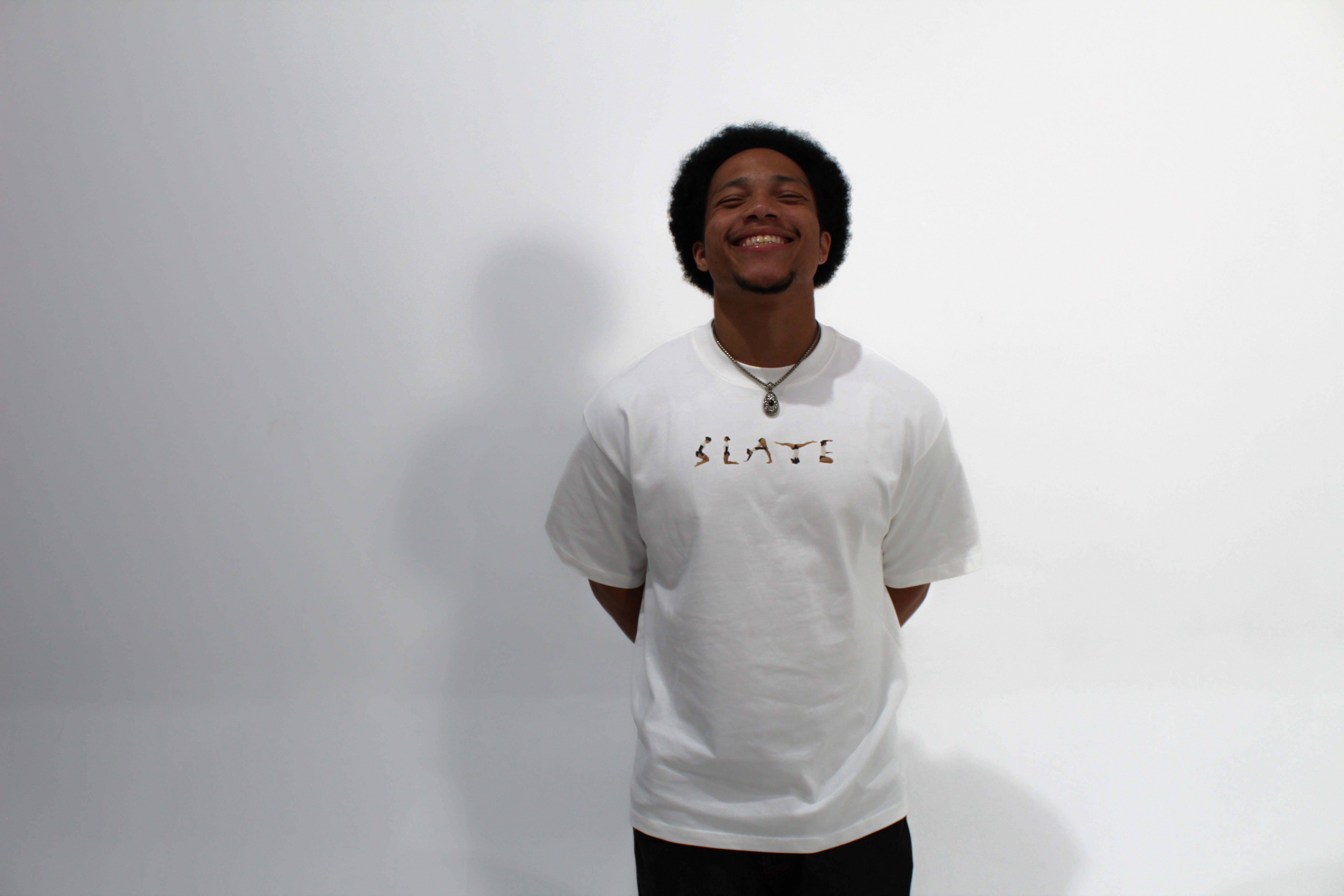 SLATE SHADOW TEE (WHITE)